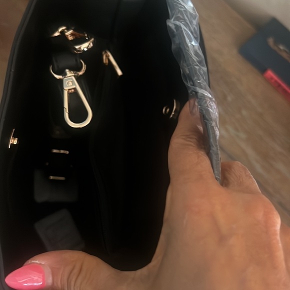 AOTA MINI BLACK CROSSBODY AND HANDLW BAG brand new with tag - Picture 10 of 11